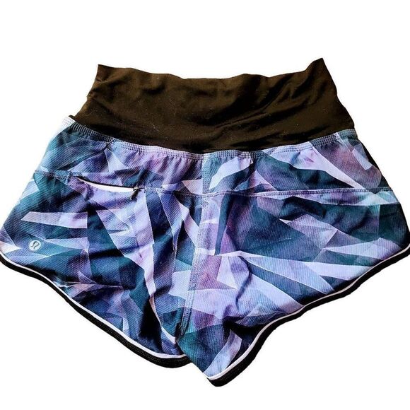 Lululemon drop it low shorts pretty prism 4 - Picture 2 of 6